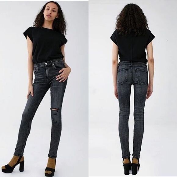 Agolde-Sophie Hi Rise Skinny In Silence (Size:28) - Picture 1 of 10